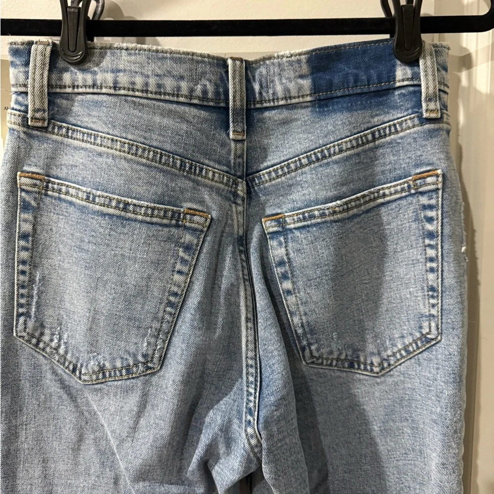 Abercrombie & Fitch 90s ultra high Straight Leg Jeans NWT Size 26/2s ankle - Picture 8 of 10
